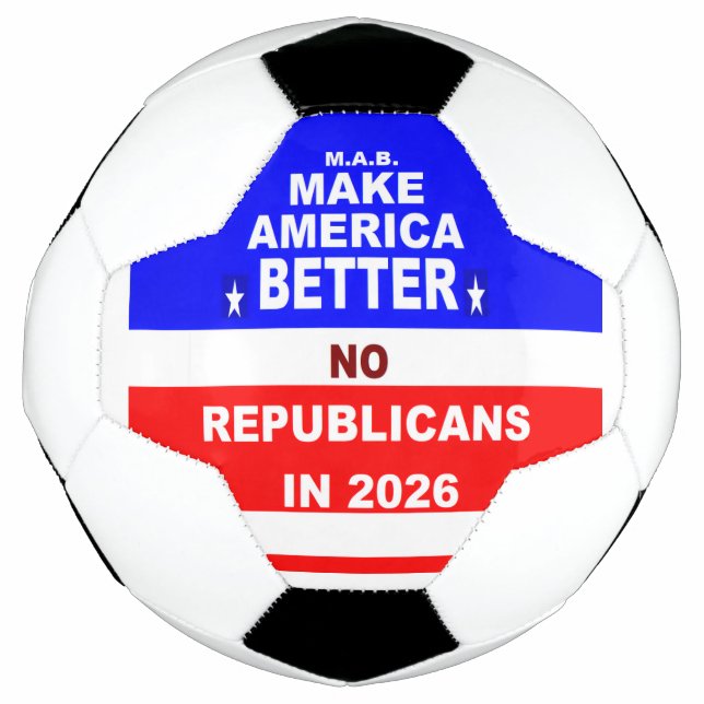 Bola De Futebol "NO Republicans" (Frente)