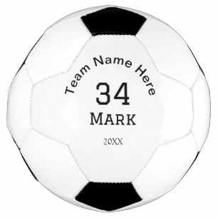 Bola De Futebol nome da equipe adicionar nome do jogador data espo