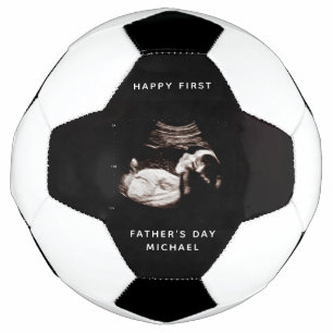 Bola De Futebol Nome do Dia de os pais Nome do Pai Baby Sonograma