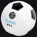 Bola De Futebol Nome Personalizado Adicionar Um Logotipo De Crianç<br><div class="desc">Seu jogador de futebol favorito vai adorar esta bola de futebol personalizada. Personalizar com o nome e o número dos jogadores. Esta bola de futebol personalizada fará um presente de excelente para o natal,  aniversários ou qualquer outra ocasião especial.</div>