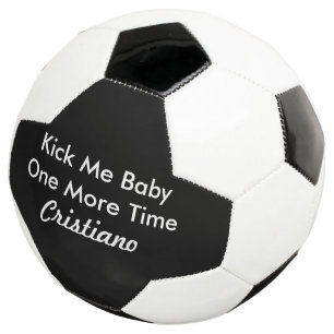 Bola De Futebol Nome Personalizado Chute-Me Querida Mais Uma Vez