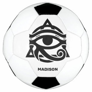 Bola De Futebol Nome Personalizado e Olho de Cor do Horto
