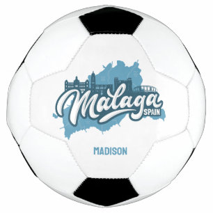 Bola De Futebol Nome Personalizado / Espanha de Málaga de Texto