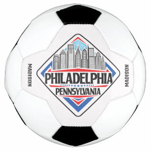 Bola De Futebol Nome Personalizado Philadelphia Pensilvânia