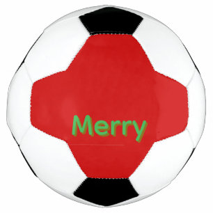 Bola De Futebol Nome Verde Alegre no Vermelho