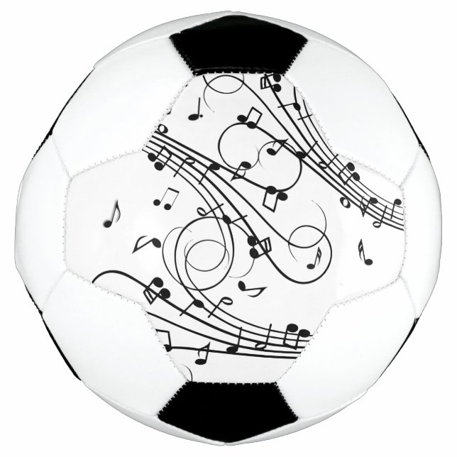 Bola De Futebol Notas de rico de Música Design (Frente)