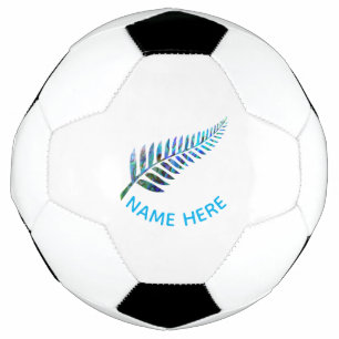 BOLA DE FUTEBOL NOVA ZEALAND FERN PAUA PERSONALIZADA