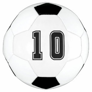 Bola De Futebol Número 10