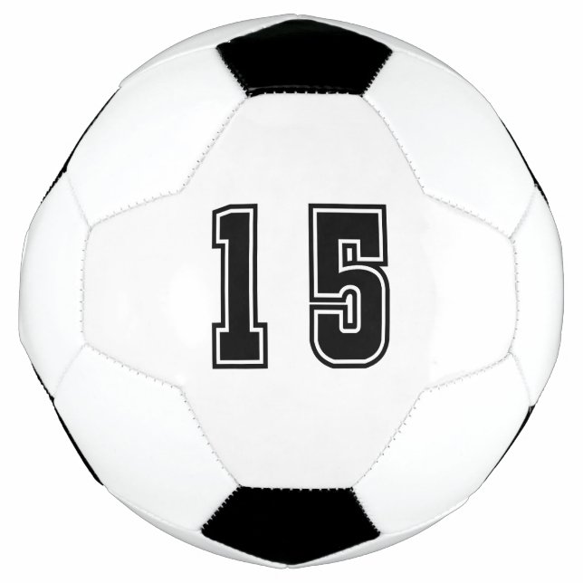 Bola De Futebol Número 15 (Frente)