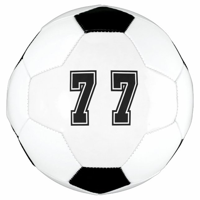 Bola De Futebol número 77 (Frente)