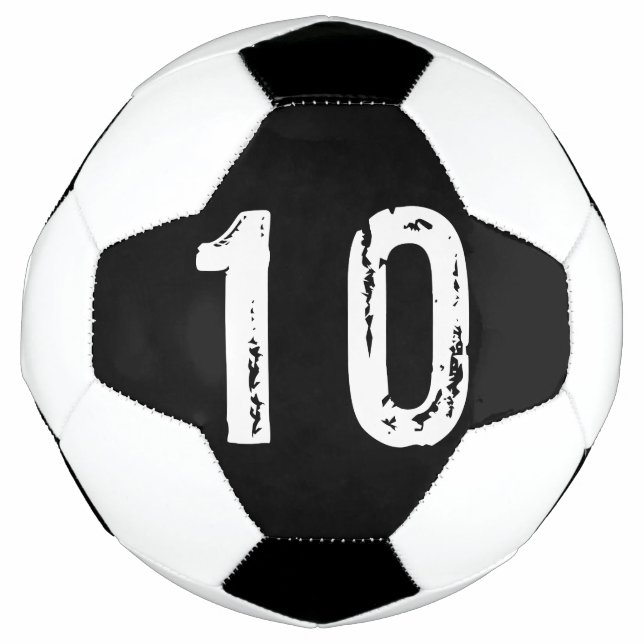 Bola De Futebol Número desportivo 10 (Frente)