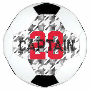 Bola De Futebol Número do Capitão da Equipe Esportiva Clássica Hou