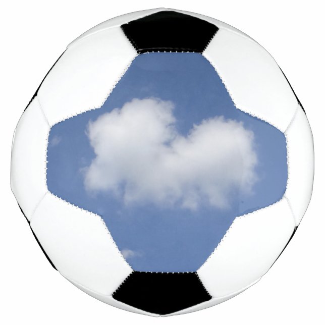 Bola De Futebol Nuvem Coração (Frente)