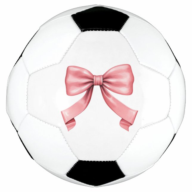 Bola De Futebol O Arco Rosa Perfeito (Frente)