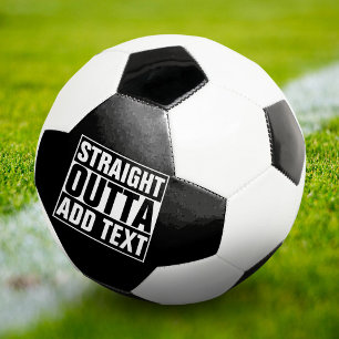 Bola De Futebol O HETERO OUTTA - adicione seu texto aqui/criar-lo