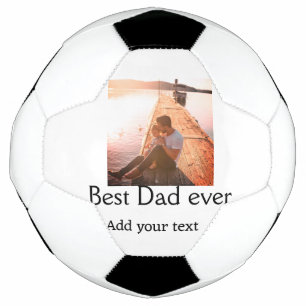 Bola De Futebol O melhor pai alguma vez adicionou nome imagem dia