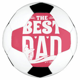 Bola De Futebol O Melhor Pai de Todos - Pai e Filho