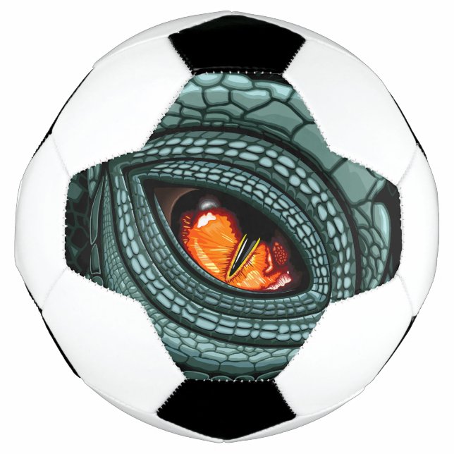 Bola De Futebol Olho de Predador Réptil Primitivo (Frente)