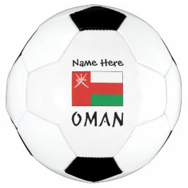Bola De Futebol Oman Bandeira Oman Personalizada Nome 
