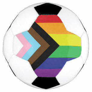 Bola De Futebol Orgulho gay Arco-Íris Sinalizador Progressivo LGBT