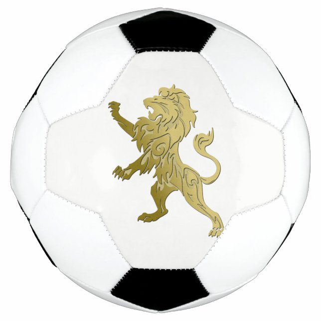 Bola De Futebol Ouro Royal Lion (Frente)