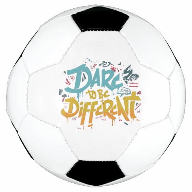 Bola De Futebol Ousaria ser diferente (Frente)