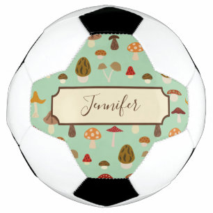 Bola De Futebol Outono Cogumelos