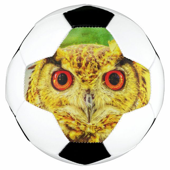Bola De Futebol Owl Art (Frente)