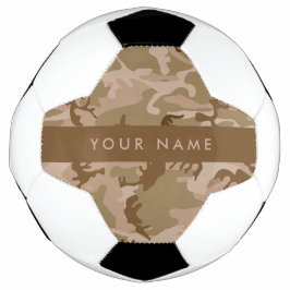 Bola De Futebol Padrão de Camuflagem do Deserto, Seu nome, Persona
