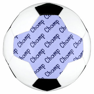 Bola De Futebol Padrão de Carimbo - Azul