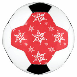 Bola De Futebol Padrão de Floco de Neve, Flocos de Neve Brancos, N