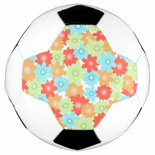 BOLA DE FUTEBOL PADRÃO DE FLOR