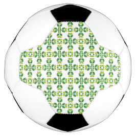 Bola De Futebol Padrão de Folhas, Padrão de Folhagens, Folhas Verd