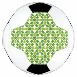 Bola De Futebol Padrão de Folhas, Padrão de Folhagens, Folhas Verd