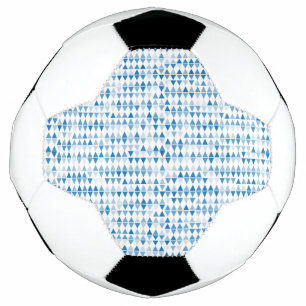 Bola De Futebol Padrão de triângulo azul
