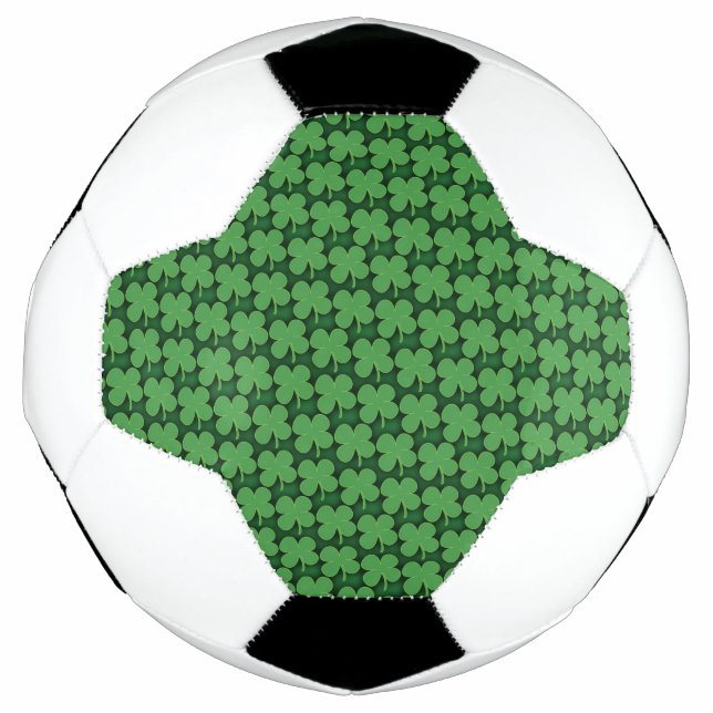 Bola De Futebol Padrão Shamrock (Frente)