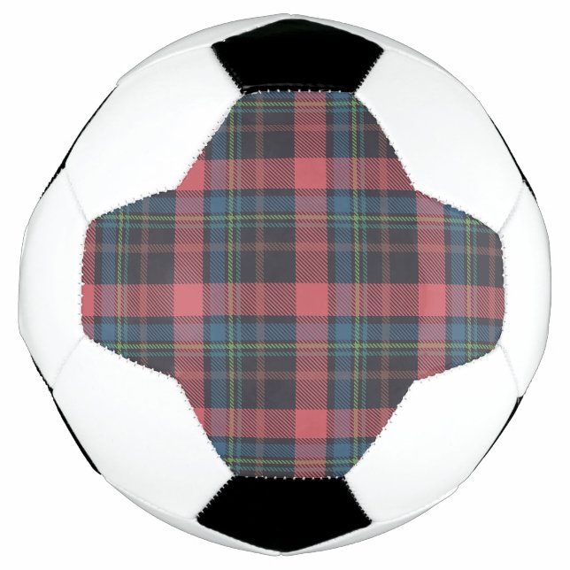 Bola De Futebol Padrão Xadrez Clássico (Frente)