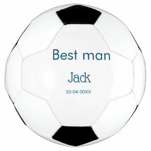 Bola De Futebol padrinho melhor homem adicionar nome texto despedi