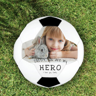Bola De Futebol Pai bonito você é a foto do Dia do Pai Herói