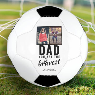 Bola De Futebol Pai, você é o Dia dos Pais mais Corajoso 2 Foto
