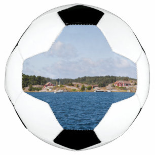 Bola De Futebol Paisagem costeira idílica