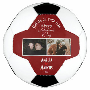 Bola De Futebol Para sempre na sua equipe Dia dos Namorados 2 Foto