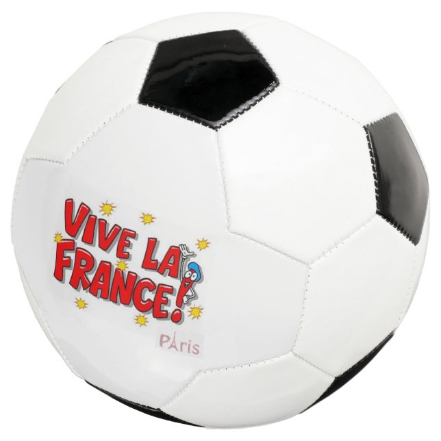Bola de Futebol Paris França Viva a França (Três quartos)