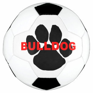 Bola De Futebol pata de nome de buldogue