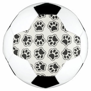 Bola De Futebol Patas Negras, Patas-Cachorros, Patas-Gatos, Contor
