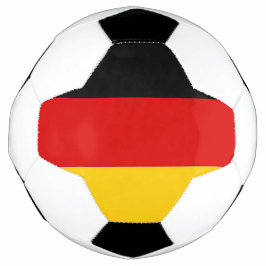 Bola de Futebol Patriótica com Bandeira da Alemanh