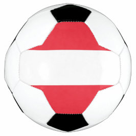 Bola de Futebol Patriótica com Bandeira da Áustria