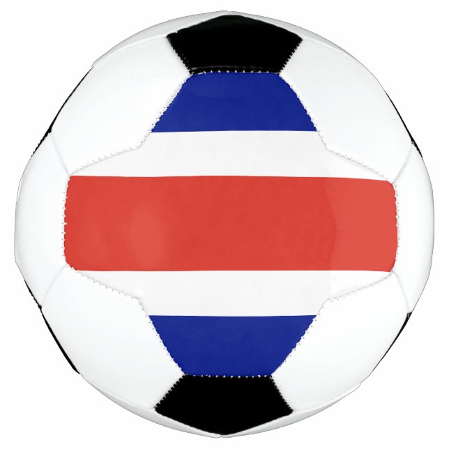 Bola de Futebol Patriótica com Bandeira da Costa R (Frente)