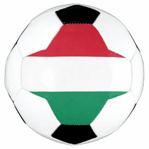 Bola de Futebol Patriótica com Bandeira da Hungri