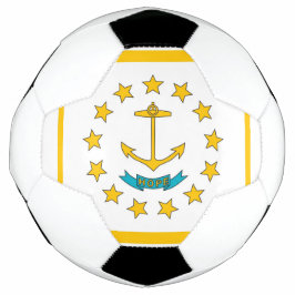 Bola de Futebol Patriótica com Bandeira da Ilha Rh